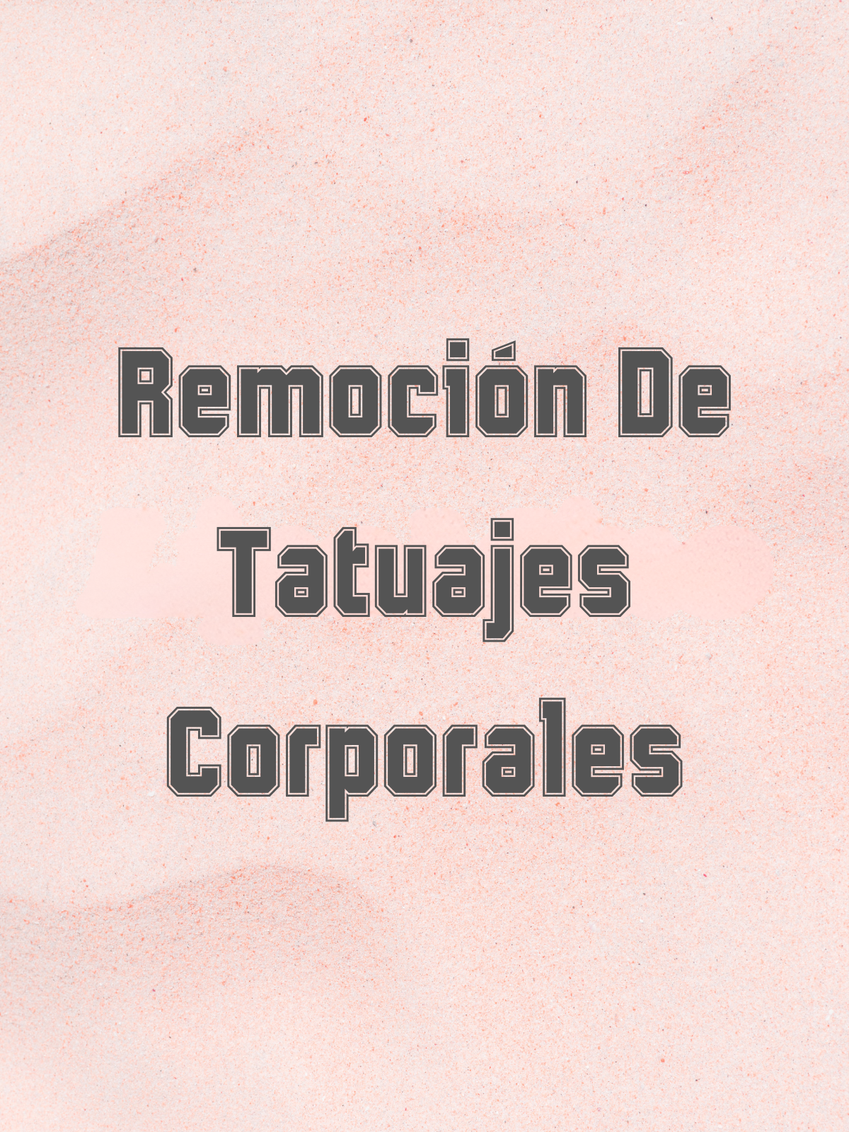 Remoción De Tatuajes Corporales (Service)